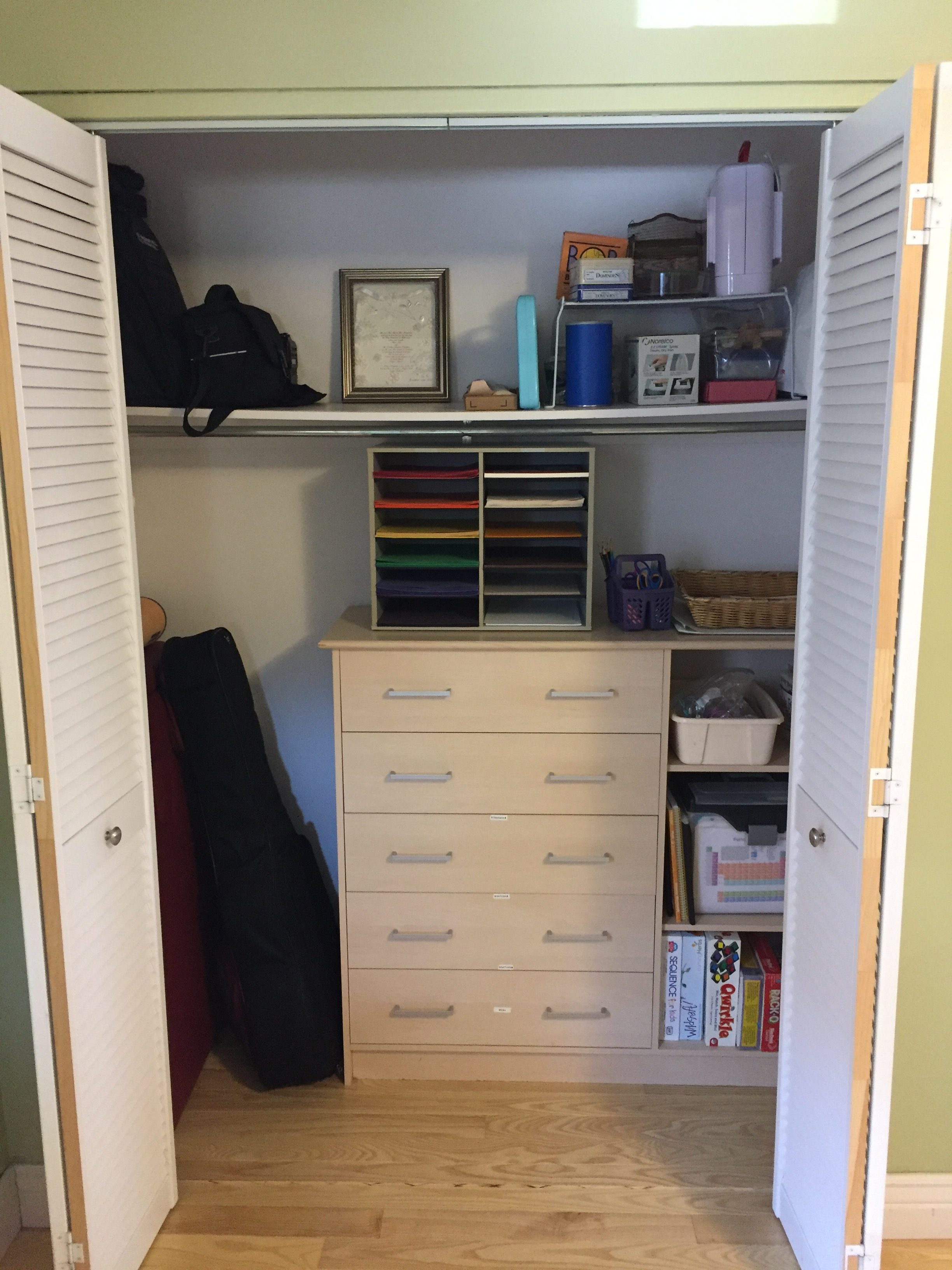 Great Room Closet, Before And After